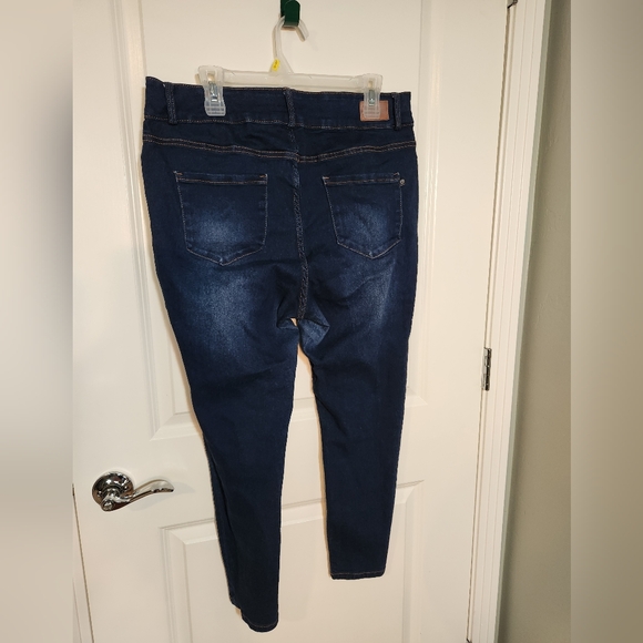 Dark Blue Tahari Women's Jeans - Picture 3 of 10